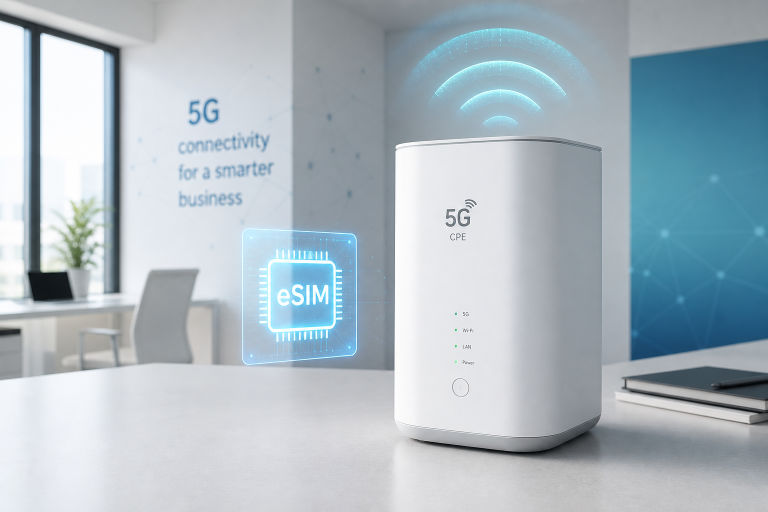 eSIM and iSIM Integration in 5G CPE Streamlines Global B2B FWA Deployments as Embedded SIM Technology Eliminates Physical SIM Logistics for Enterprise Customers in 2026
