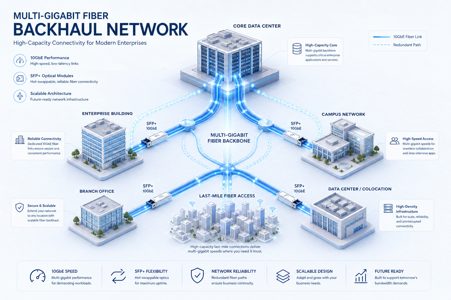 A Technical Buyer’s Guide to Multi-Gigabit 5G CPE Backhaul Architecture: 10GbE WAN/LAN, SFP+ Fiber Uplink, and High-Capacity Last-Mile Design for Enterprise