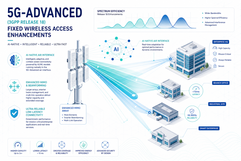 5G-Advanced FWA: How 3GPP Release 18 Enhancements Are Redefining Enterprise CPE Capabilities in 2026