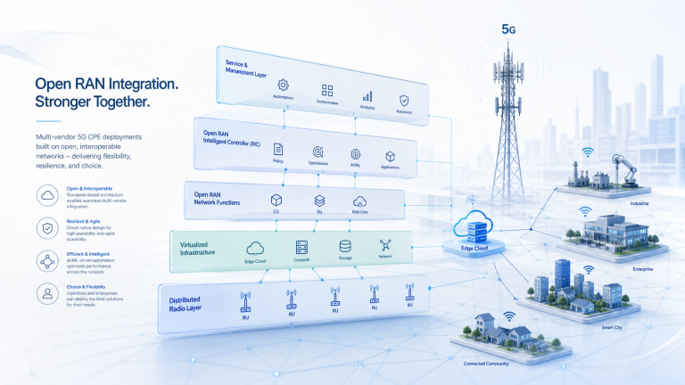 Global Telecom Operators Accelerate Open RAN Integration with Multi-Vendor 5G CPE Deployments in H2 2026