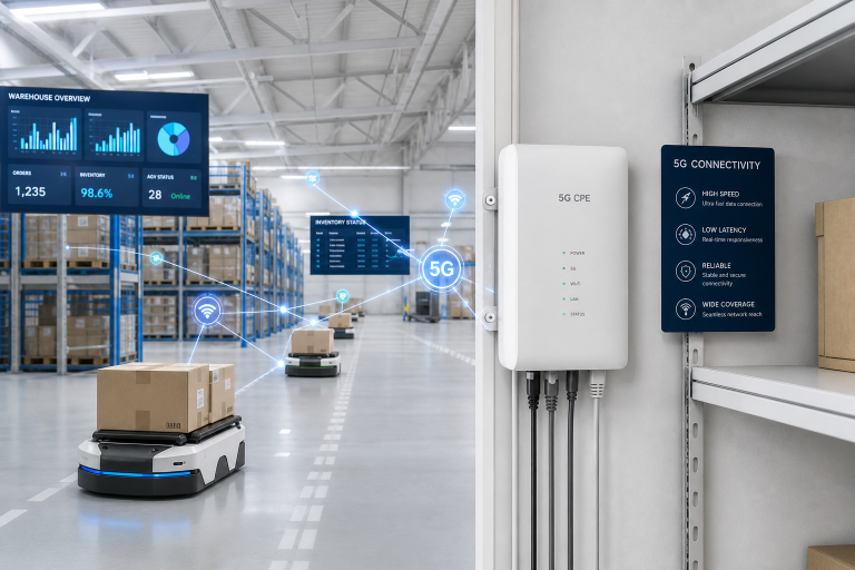 A Technical Buyer’s Guide to 5G CPE for Smart Warehousing and Logistics: AGV Connectivity, Real-Time Inventory Tracking, and Industrial-Grade Reliability for 2026