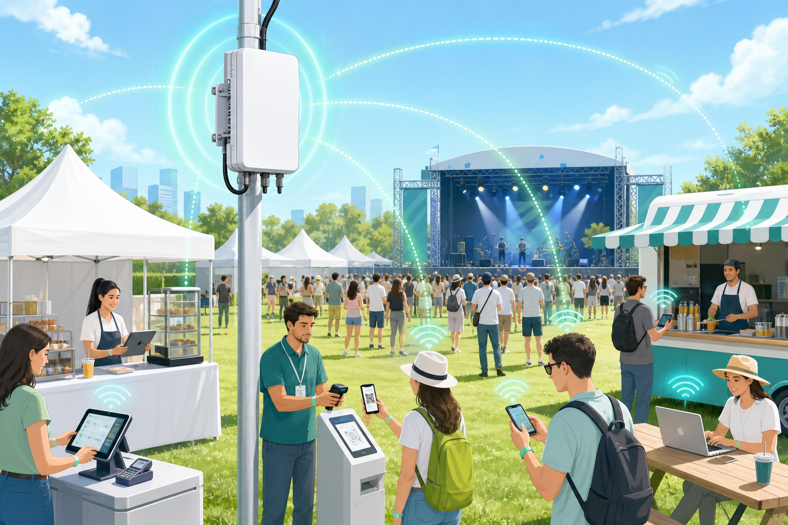 A Technical Buyer’s Guide to 5G CPE for Outdoor Events, Festivals, and Pop-Up Venues: Temporary High-Capacity Fixed Wireless for Concerts, Markets, and Film Sets