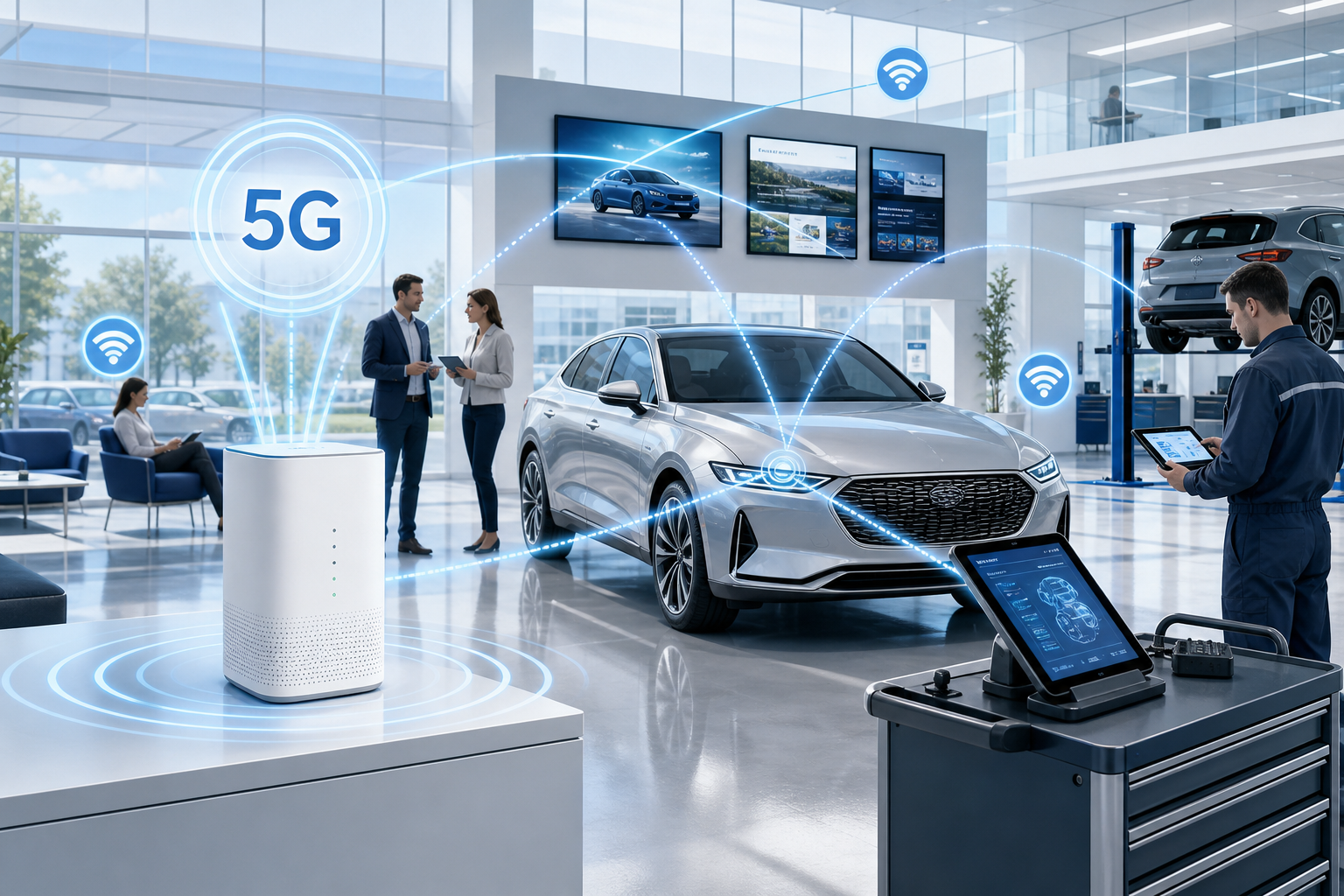 A Technical Buyer’s Guide to 5G CPE for Automotive Dealerships and Connected Vehicle Services: Reliable Fixed Wireless for Showrooms, Diagnostics, and Customer Wi-Fi