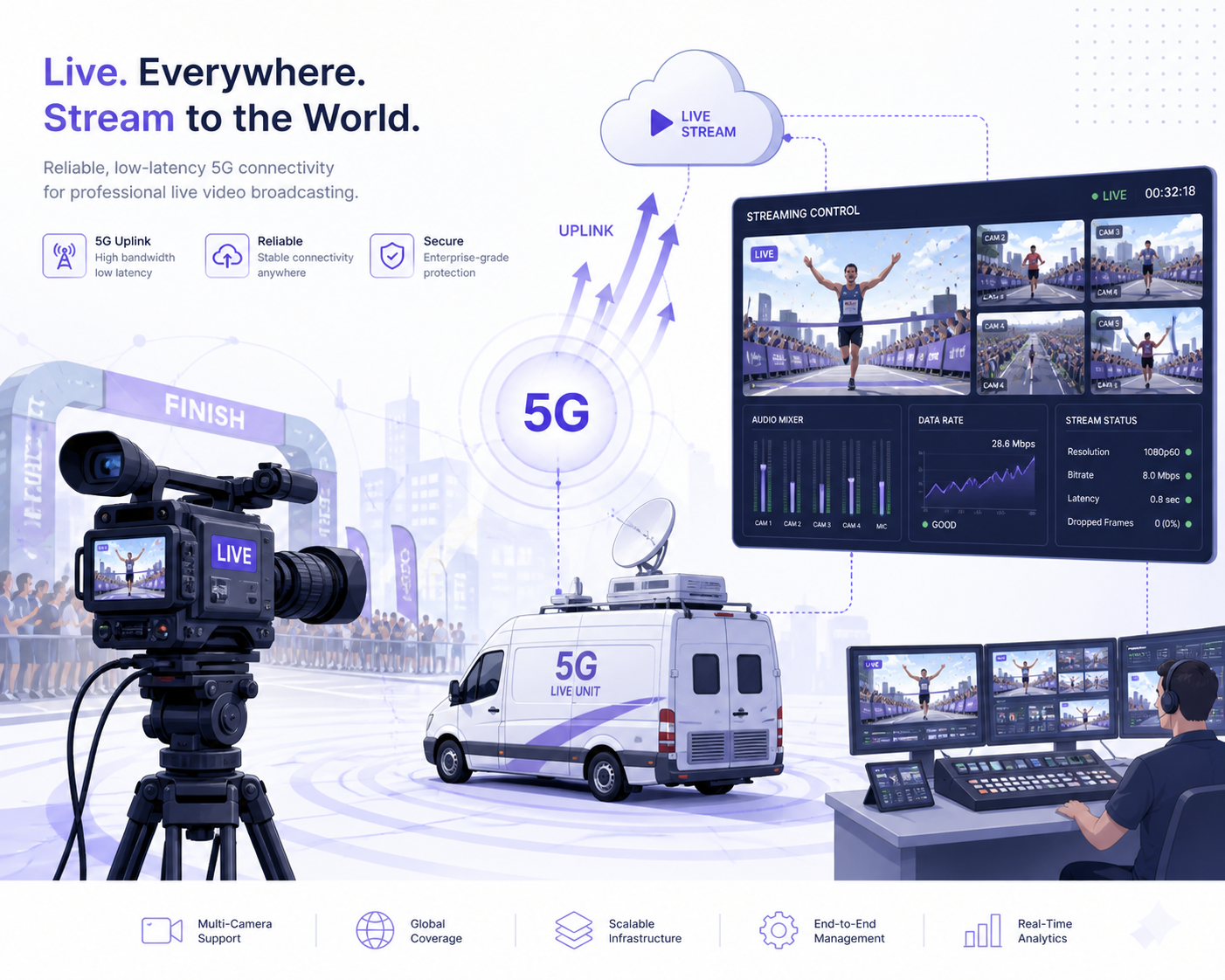 A Technical Buyer’s Guide to 5G CPE for Broadcasting and Live Production: Portable Backhaul for ENG, Streaming, and Remote Studios