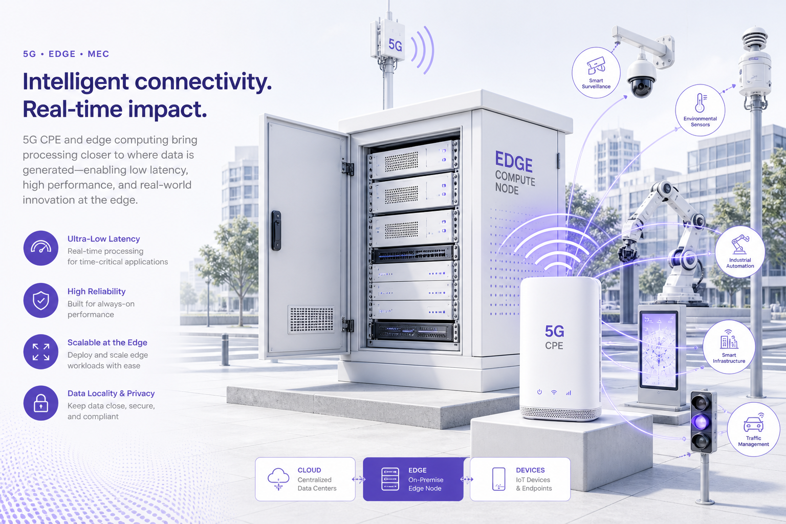 A Technical Buyer’s Guide to 5G CPE for Edge Computing and Multi-Access Edge (MEC): Low-Latency Fixed Wireless at the Network Edge