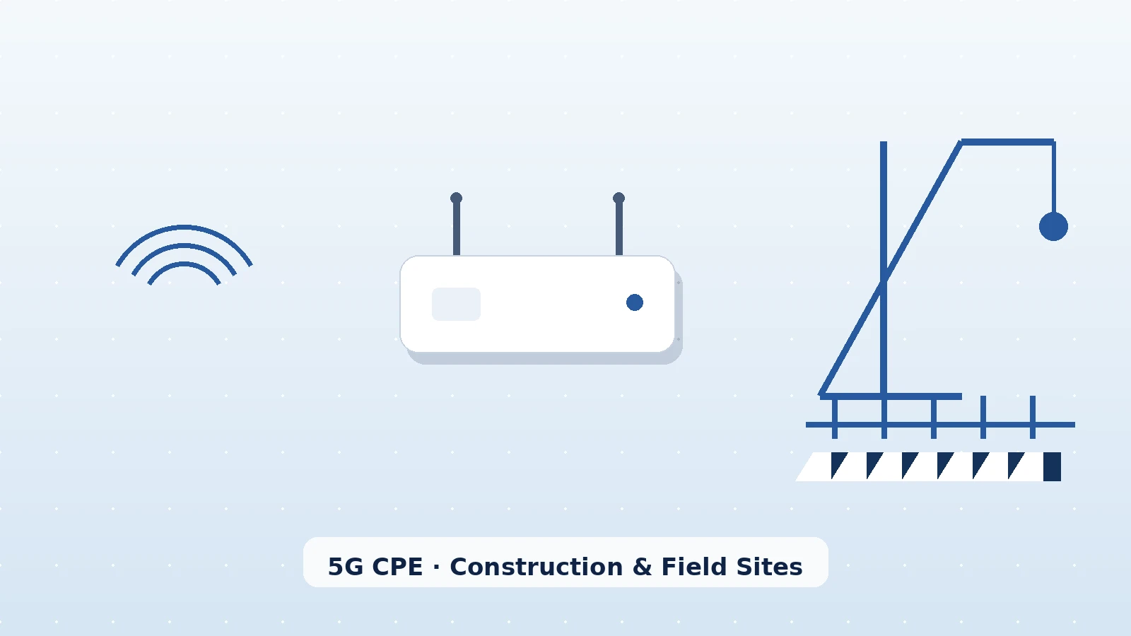A Technical Buyer’s Guide to 5G CPE for Construction and Temporary Field Offices: Rapid-Deployment Fixed Wireless for Job Sites and Remote Projects