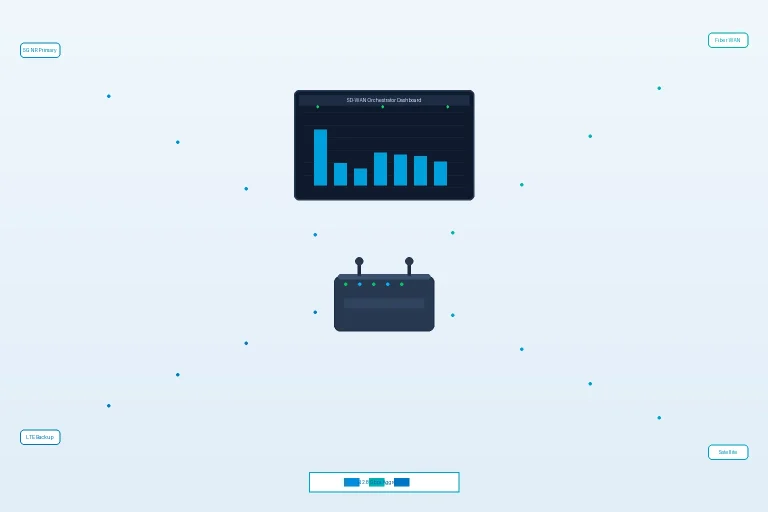 Multi-WAN 5G CPE for Business Continuity: SD-WAN Integration, Link Aggregation, and Intelligent Failover for Enterprise Branch Networks