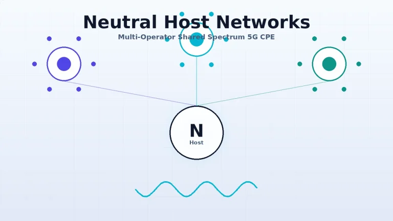 Neutral Host and Shared-Spectrum 5G CPE: A Procurement Guide for Multi-Operator Enterprise and Venue Deployments