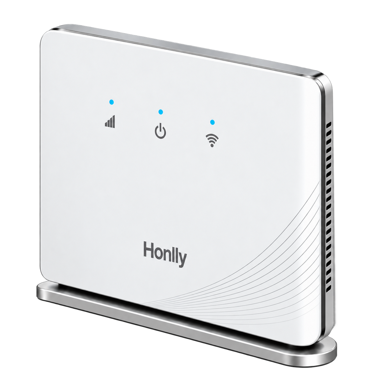 HL-850UE 5G Indoor Router angled front view