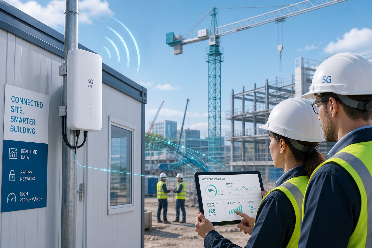 Construction Firms Deploy 5G FWA CPE for Connected Job Sites and Temporary Site Offices in 2026