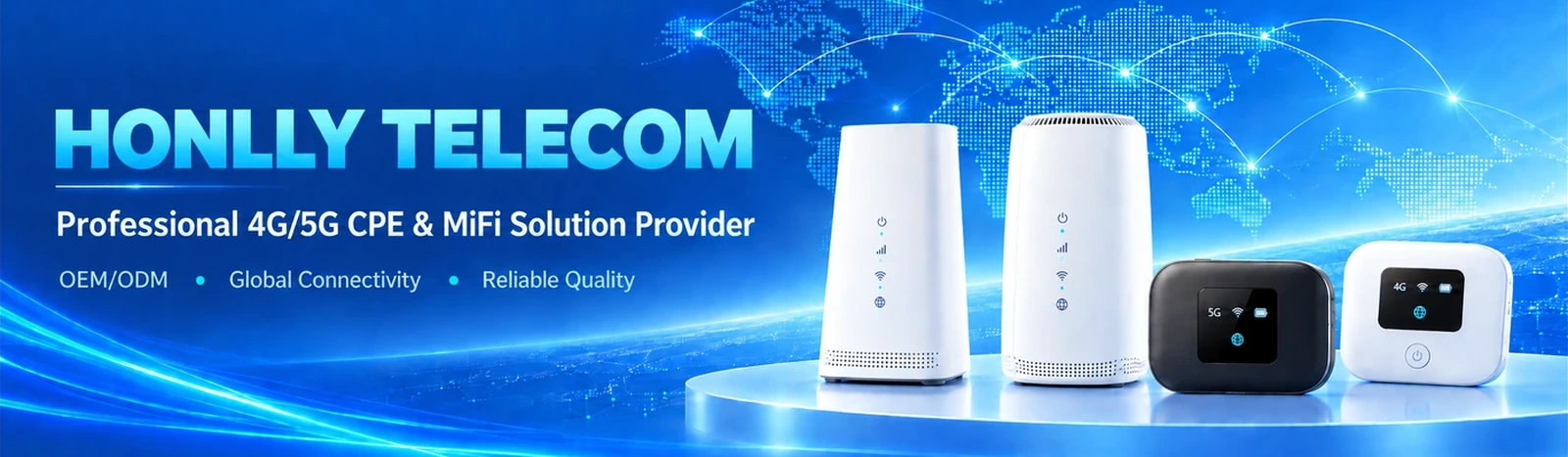 Honlly Telecom professional 4G/5G CPE and MiFi solution provider