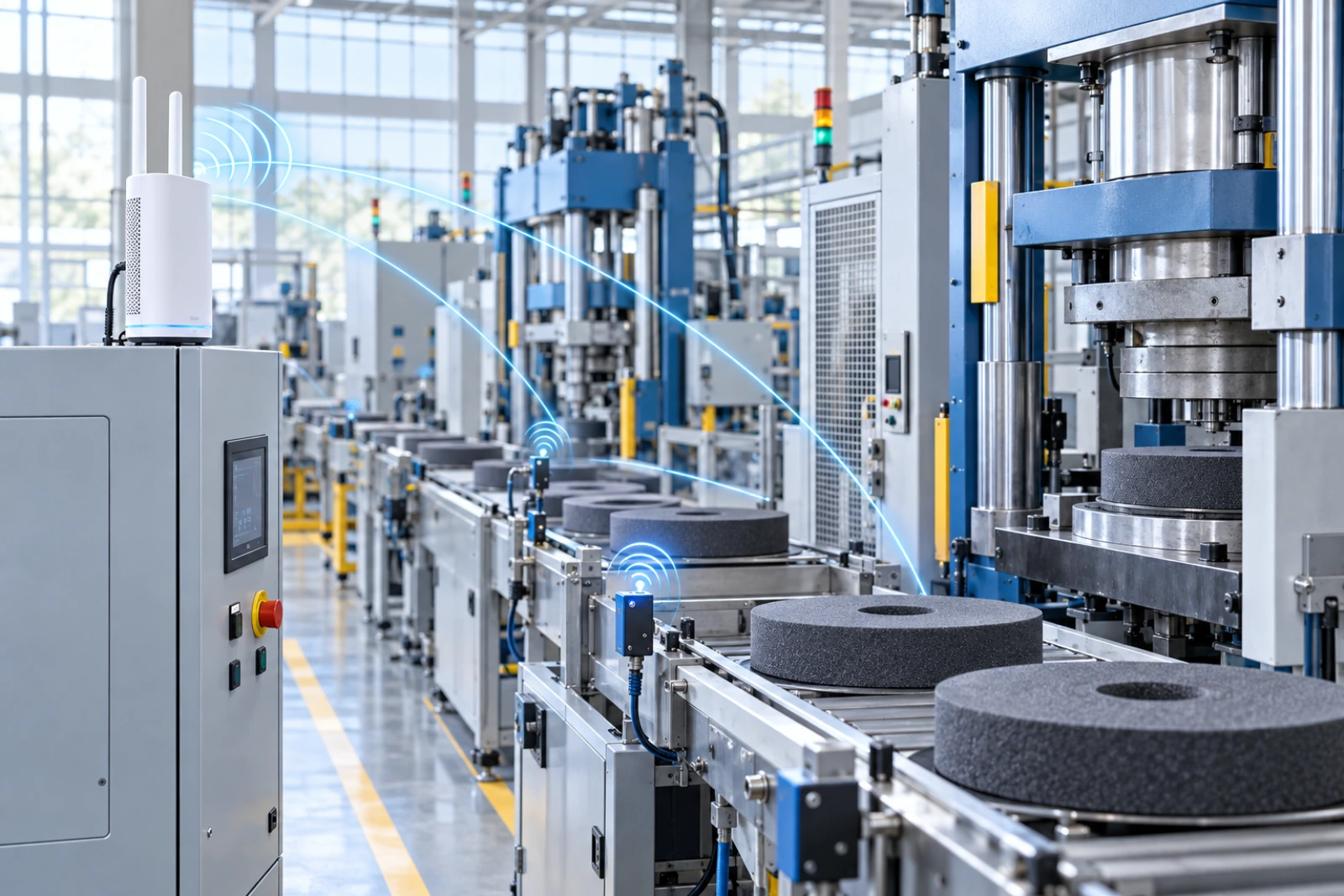 Abrasives and Grinding Wheel Manufacturers Deploy 5G FWA CPE to Connect Mixing and Bonding, Wheel Pressing and Curing, and Balance Testing in 2026